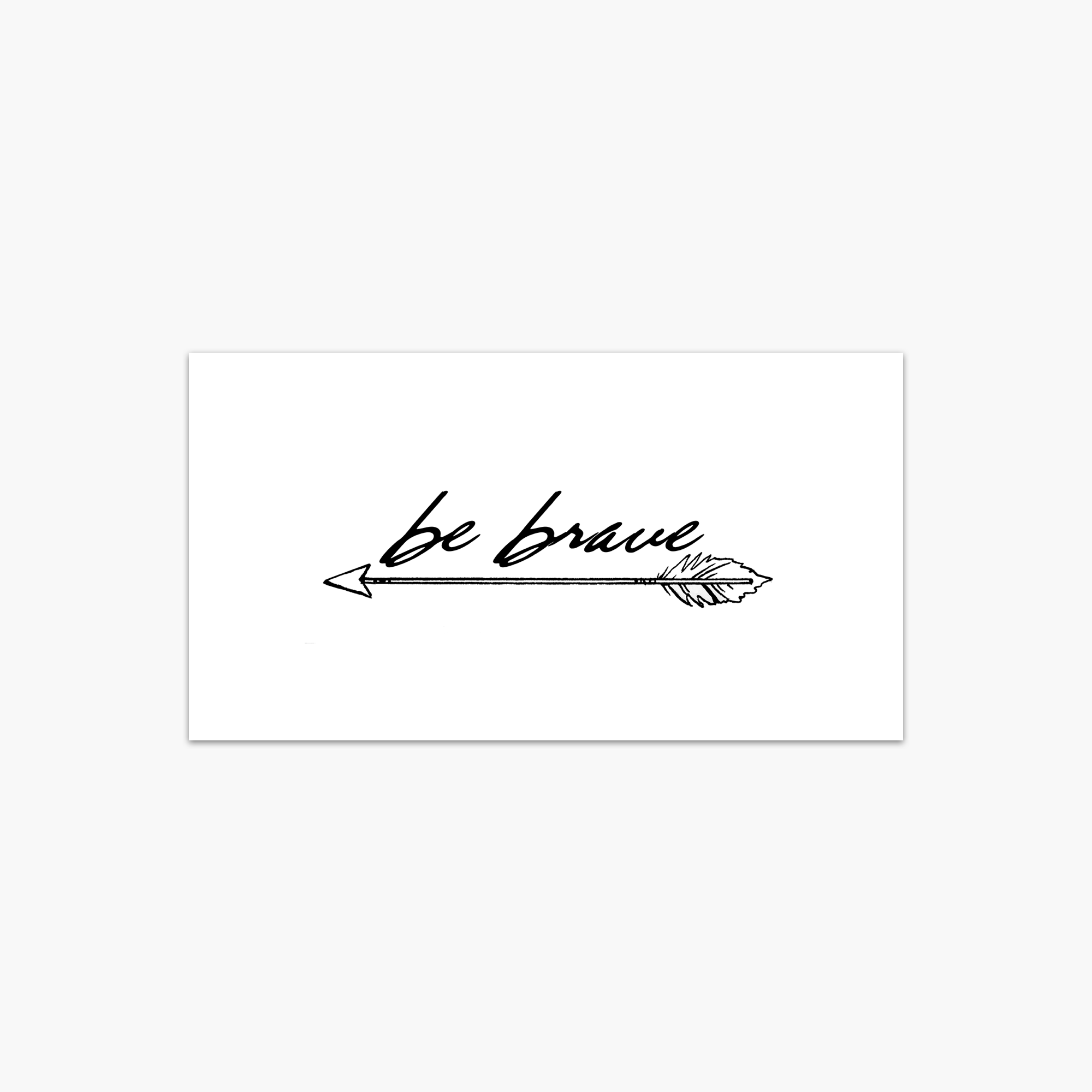 Be Brave - Pack of 2