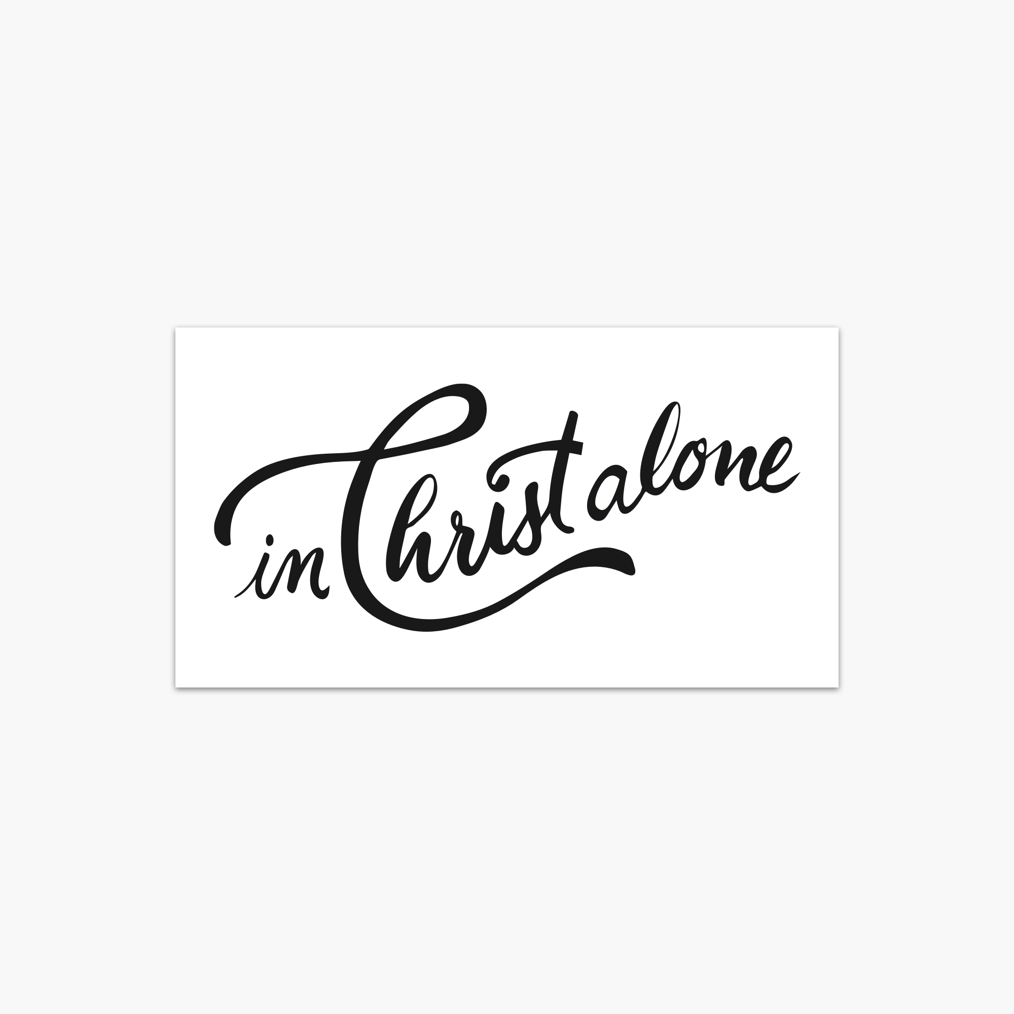 In Christ Alone - Pack of 2