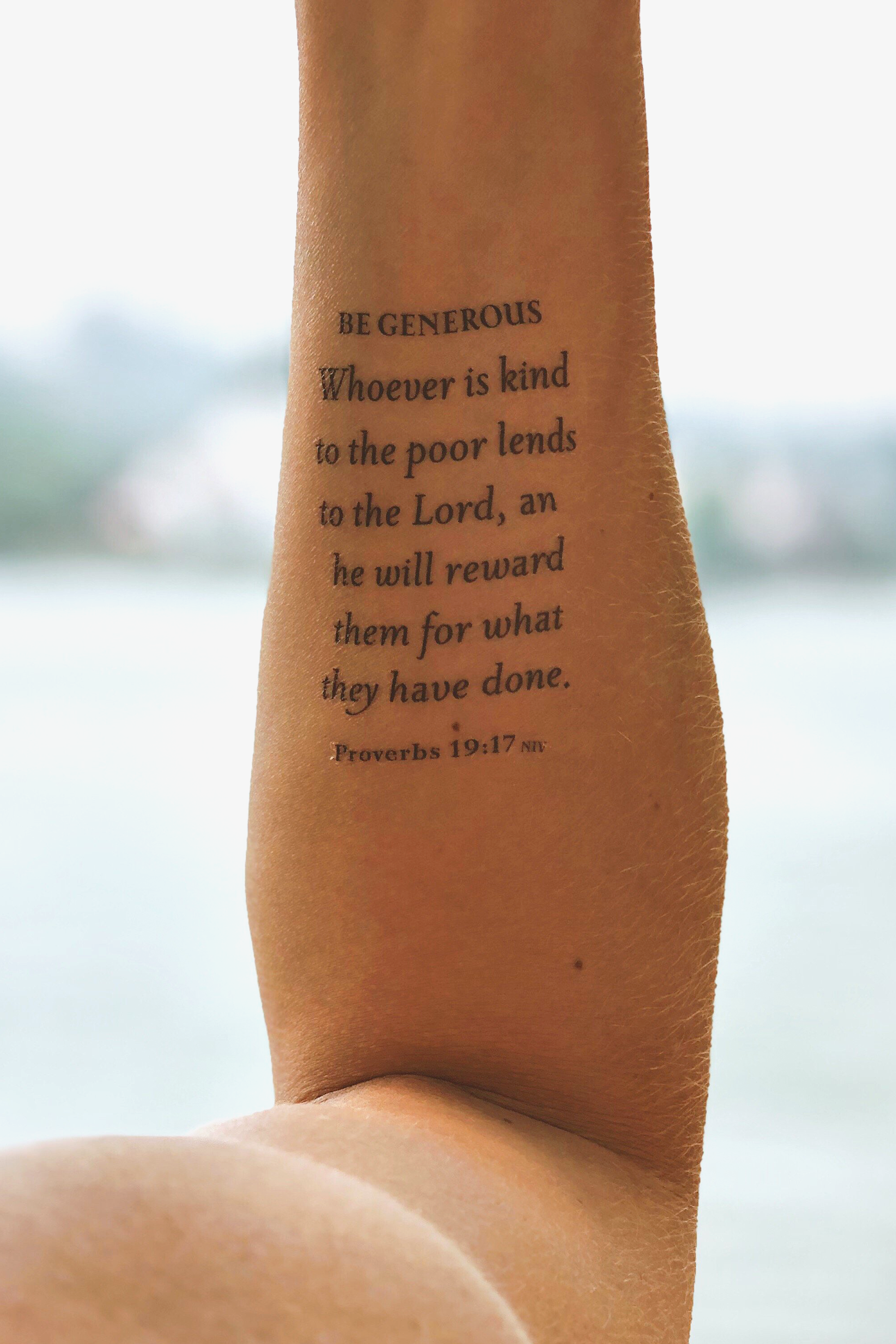 Bible Verse Tattoos Forearm